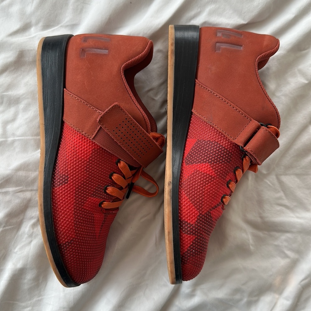 NOBULL Red & Orange Athletic Training Shoes - Picture 3 of 6